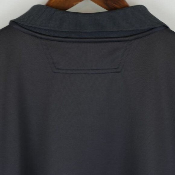 Fila Sport Men's Extra Large Gray & Green Short Sleeve Tech Polo Shirt - Picture 4 of 7